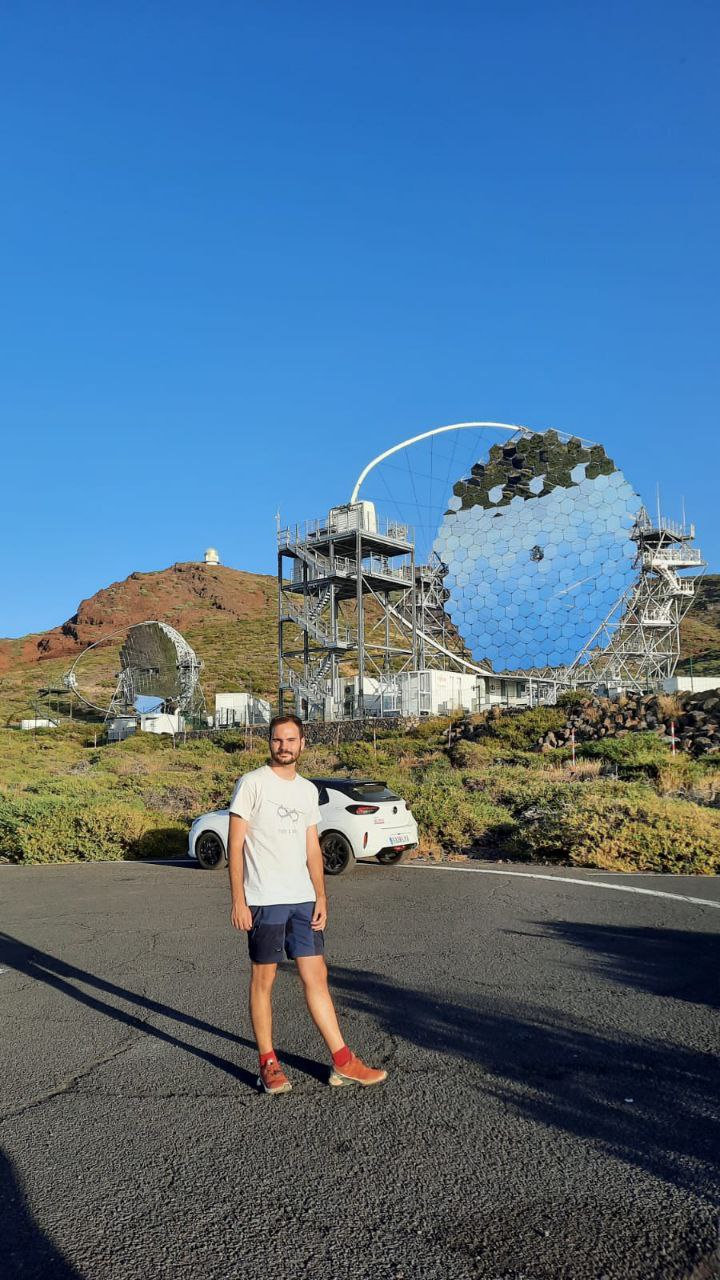 Visiting the LST1 telescope at La Palma